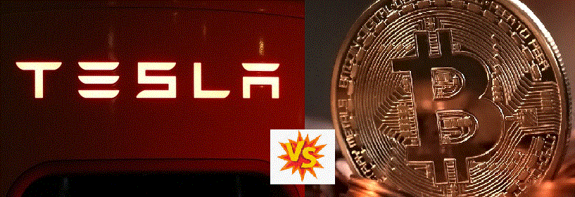 Bitcoin Vs Tesla – an Epic Asset Match Up